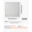 Dalles de plafond en PVC 24 x 24 po (61 x 61 cm), paquet de 12, aspect marbre blanc, panneau en mousse PVC, fixation sur grille, résistant à l'eau, découpe flexible, facile à nettoyer, finition décorative moderne pour la maison et les bureaux.