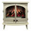 24.4 W Electric Smart Fireplace with Heat-128370113