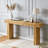63" Solid Wood Console Table
