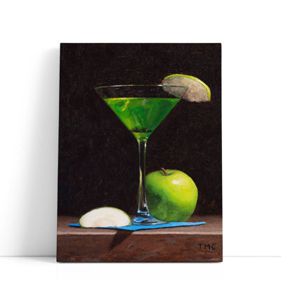Sour Apple Martini - Canvas Print Wall Art