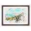 Rock of Gibraltar Skyline Watercolour - Picture Frame Graphic Art Print-56741073-56741071