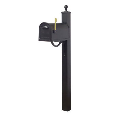 Aluminum Post Mounted Mailbox
