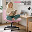 Chaise de travail pivotante en tissu Caelie-105049652