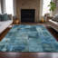 Tapis bleu intérieur / extérieur lavable à la machine Xhevrie-111928083
