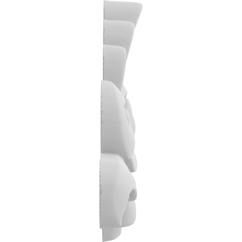 Rosette Sheffield, H 4,5 po x l 9 po x P 0,75 po