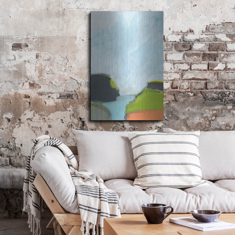 "Lark Manor ™" Landscape No. 87 "par Jan Weiss, art mural en métal, H 36 po x l 24 po
