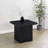 Exeter Black Square End Table