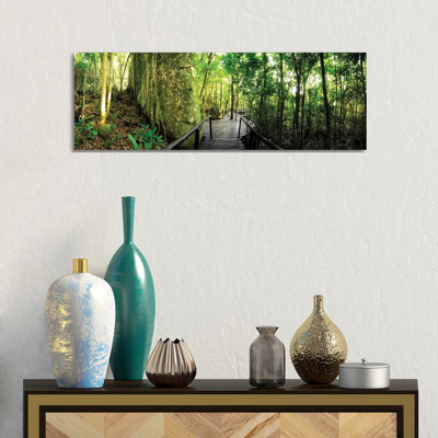 Tropical Forest VI by Glauco Meneghelli - Wrapped Canvas Panoramic Print