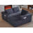 96.9"Compressible Doublecloud Sectional Couch With L-Shape Chaise,Modern Modular Sofa With Deep Seat,Upholstered Couches For Living Room Bedroom,No Assembly Required,(Plush Corduroy Fabric),Grey Right