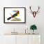 Green Toucan by George Shaw - Picture Frame Painting Print on MDF-55609118-55609114