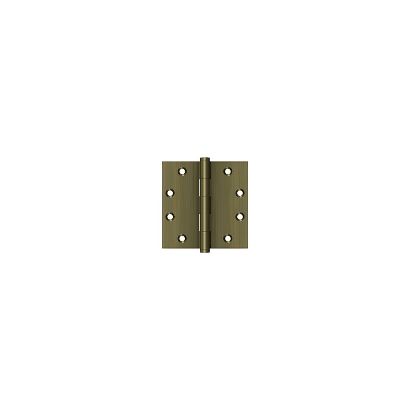 102'' x 102'' Butt Bearing Hinge, Antique Brass