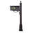 Classic Aluminum Post Mounted Post Box