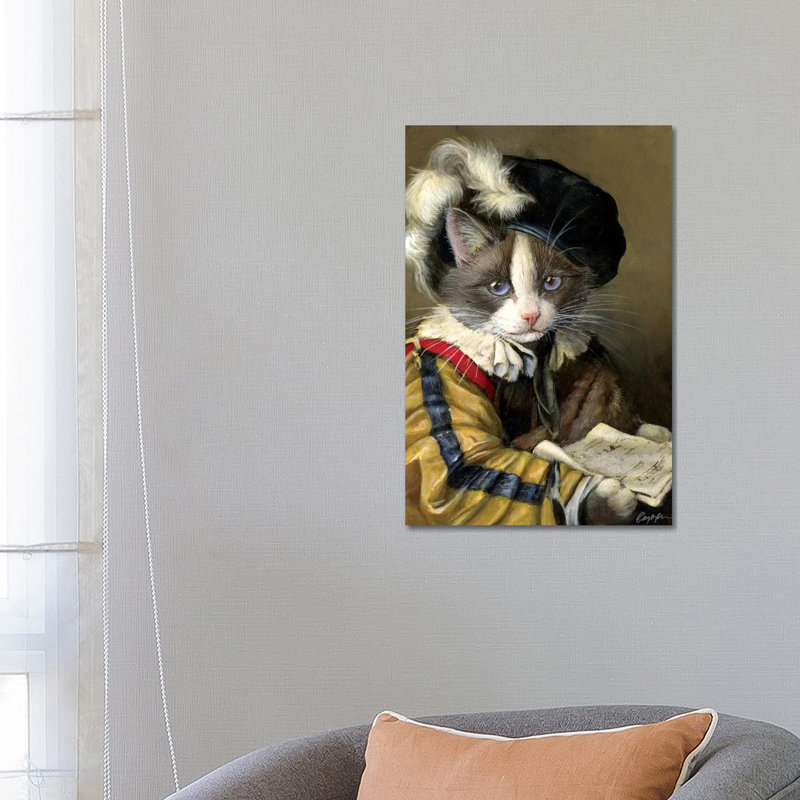 Yoshi The Singer by Melinda Copper - Painting on Canvas, 66.04 cm H x 45.72 cm W x 1.91 cm D, Wrapped Canvas