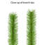 3 pi Sapin artificiel en sac de jute