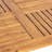 70" Wood Table With -shaded Finish For Outdoor Dining A Flair