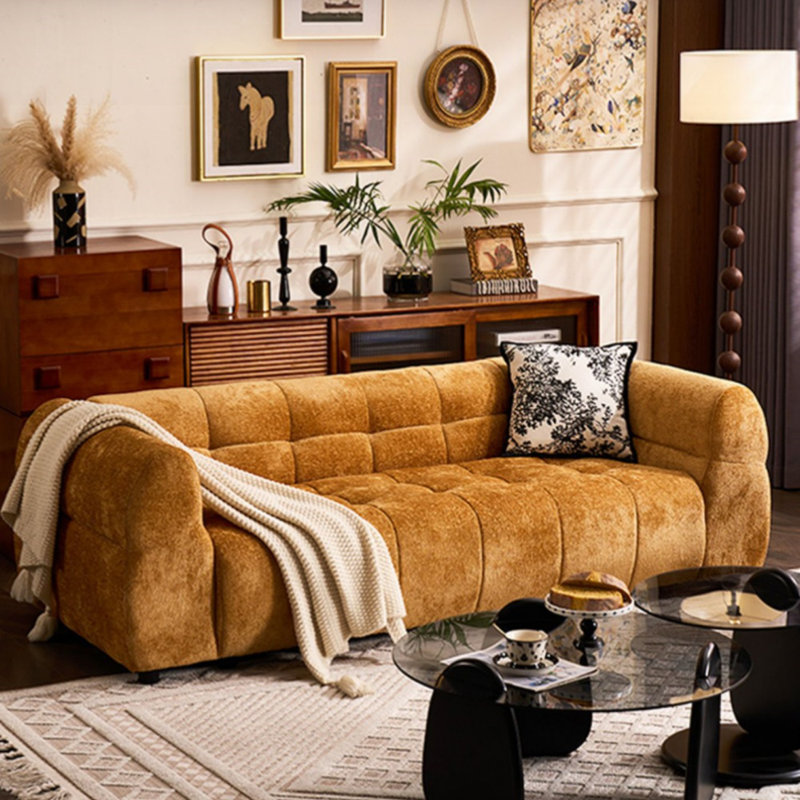 Retro Yellow Sofa