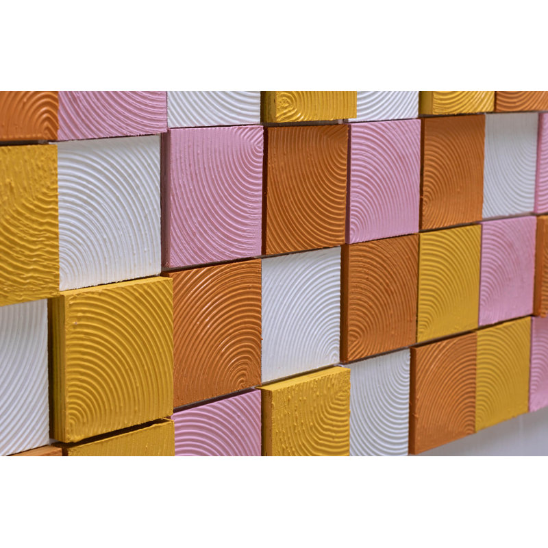 Cube Constellation Print on Wood