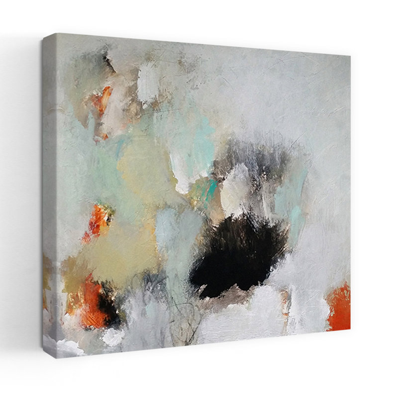 Just Let Go, art abstrait contemporain, H 18 po x l 18 po