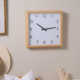 Apia 15.75'' Solid + Manufactured Wood Wall Clock