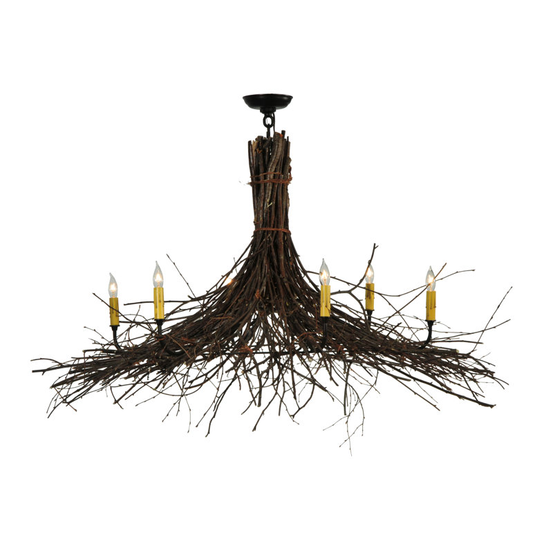 Rustic Lodge 6 - Light Chandelier