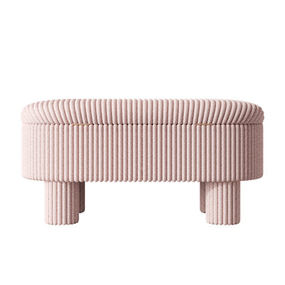Upholstered Storage Bench With Lift-Top Lid