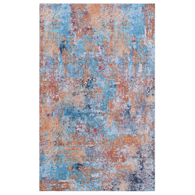 Machine Washable Area Rug - Non-slip, Non-shedding, Low-pile, Foldable, & Pet Secure Chenille For Dining Room, Living Bedroom, Kitchen Home Use Washable, Foldable Soft Kitchen, Delightful