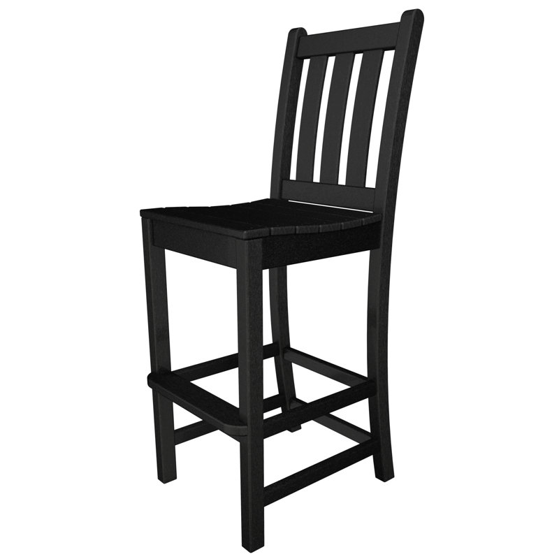 Chaise d'appoint de jardin Lakeside POLYWOOD, Noir