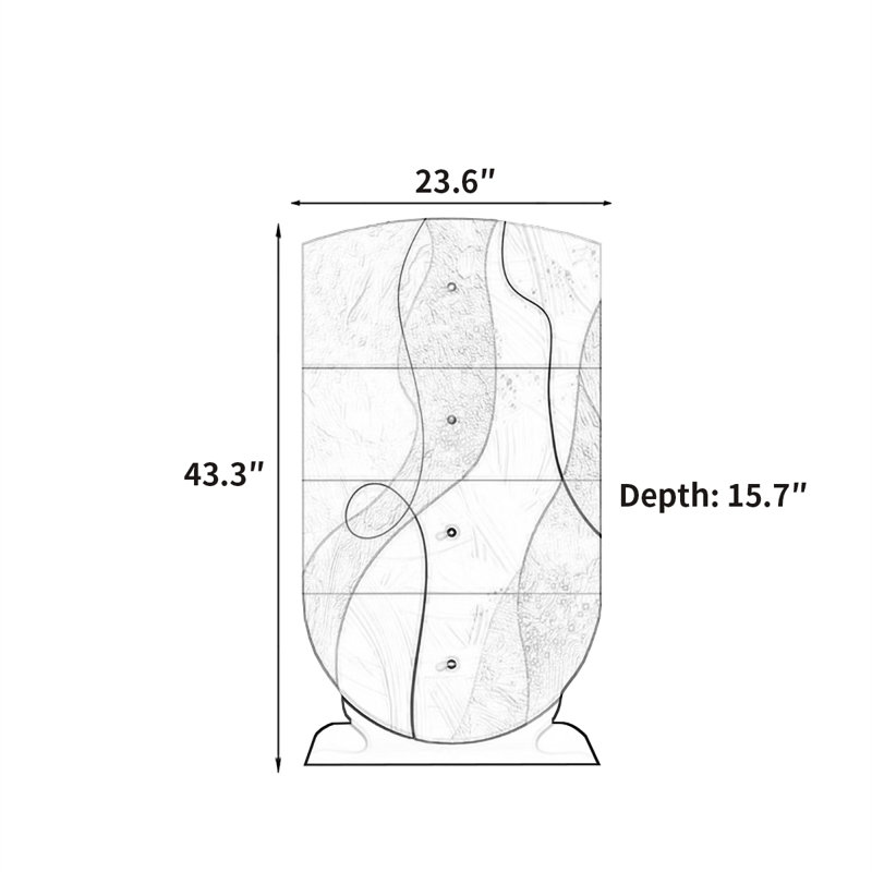 Modern simple home storage decor display cabinet