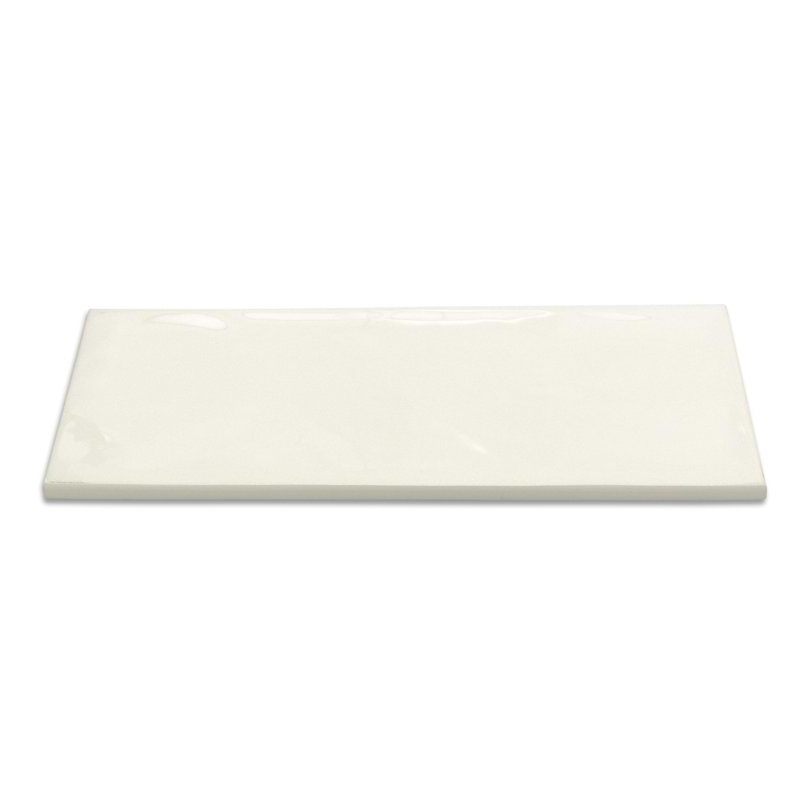 Santa Monica 4x12 Glossy Bullnose Tile Trim, Ivory