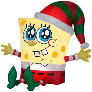 Spongebob SquarePants Patrick Star Applique Holiday Stocking 20