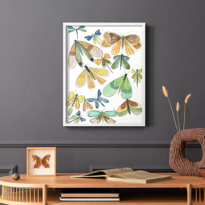 Wings Galore II, reproduction encadrée - bois massif