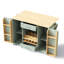 120 cm W Kitchen Cart with Top-97212283