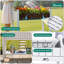 Resin Planter Box With Wheels-892351218