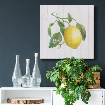 Toile tendue avec châssis I-Premium Lemon Fresh - prête à être accrochée