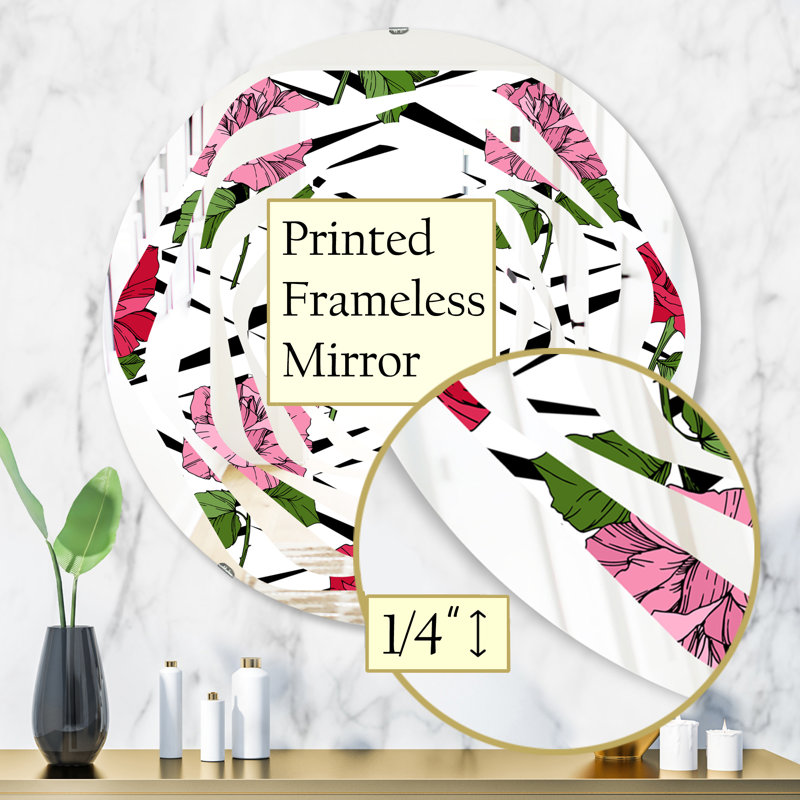 Miroir mural Whirl Coastal, H 31,5 po x l po