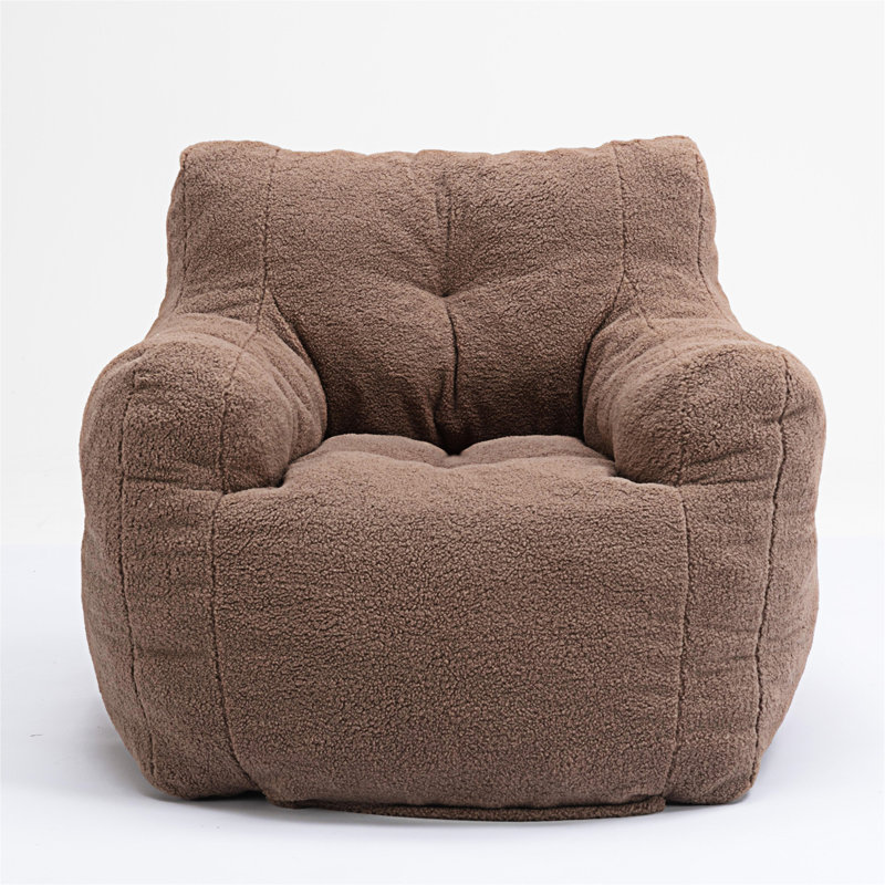 Bean Bag Chairs For Adults Oversize Bean Bag Sofa Chair With High Density Memory Foam Bean Bag Chair Lazy Chair With Armrest