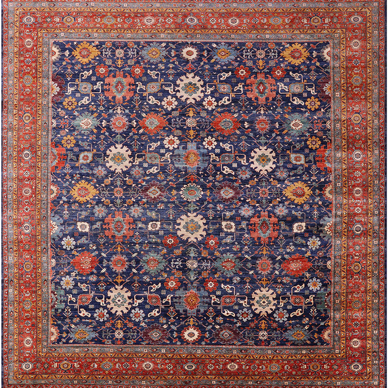 Oriental Indoor Rug, Square 6'