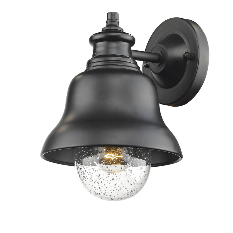 Sadie Wall Light, Black, 10" H x 10.25" W x 9" D