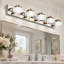 Applique murale moderne en chrome et laiton avec abat-jour en cristal et laiton-1711281145