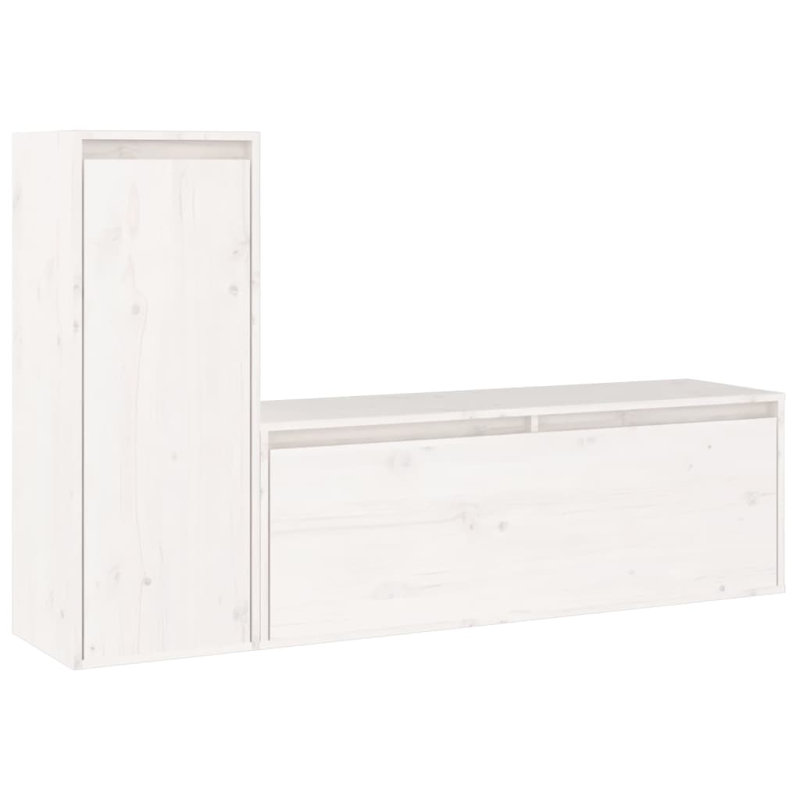 Garn TV Stand, White