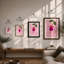 Fuchsia Bloom Botanical - Print-347544949-347544955