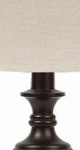 Denaro Metal Lamp, 18" H x 14" W x 18" D