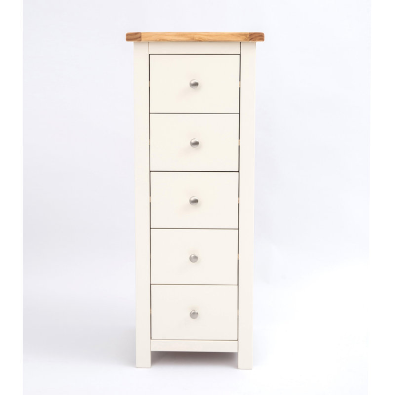 Minerva 45cm W 5 - Drawer Chest of Drawers