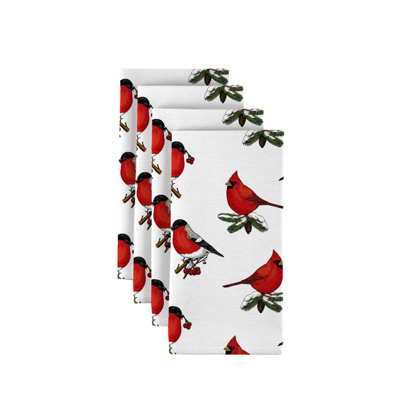 Lindsey Polyester Animals/Nature Square Napkin