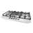Weceleh 34" Gas Cooktop with Dual Size Power Burner Dual Fuel 5 Burner
