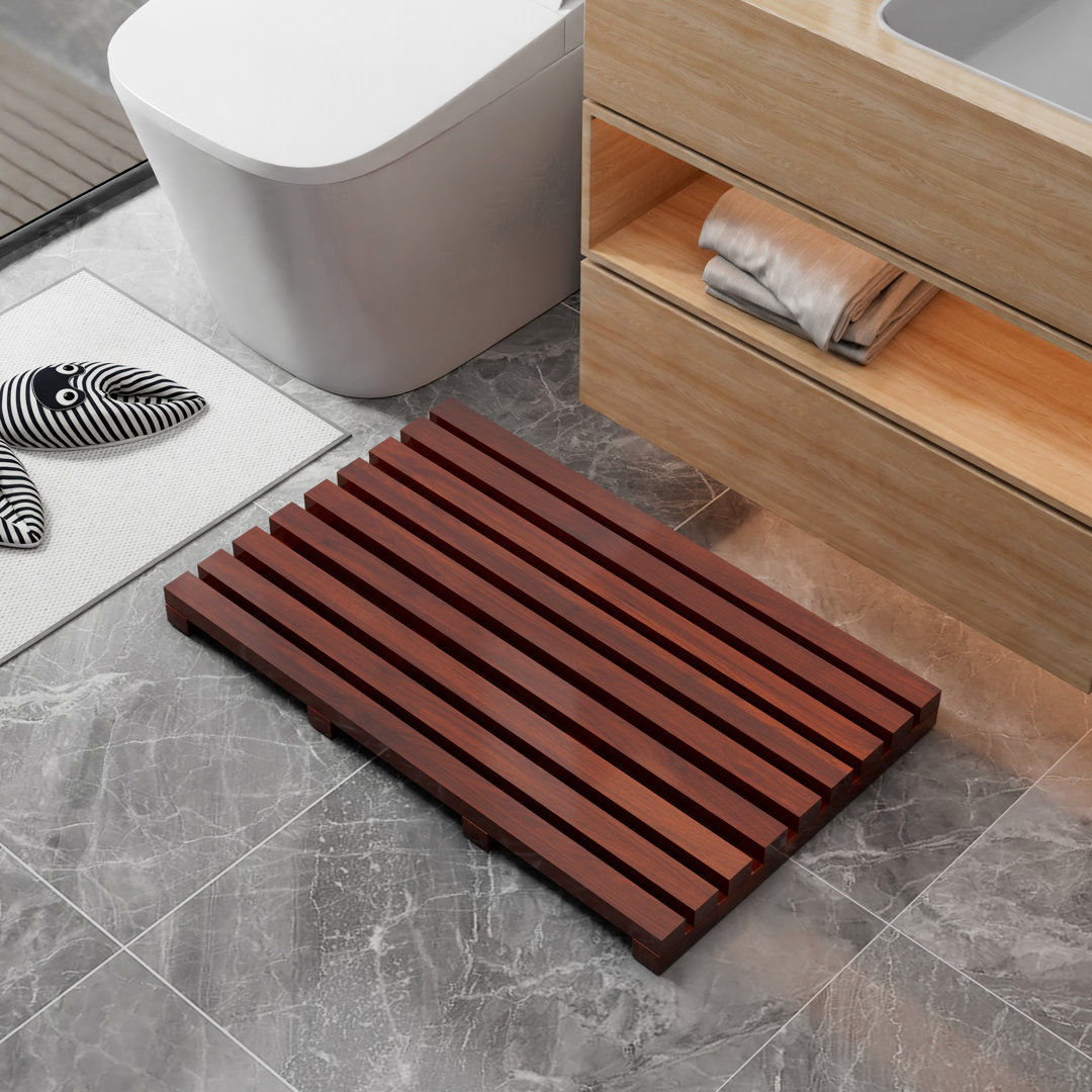 Mccollom Non-Slip Shower Mat Highland Dunes