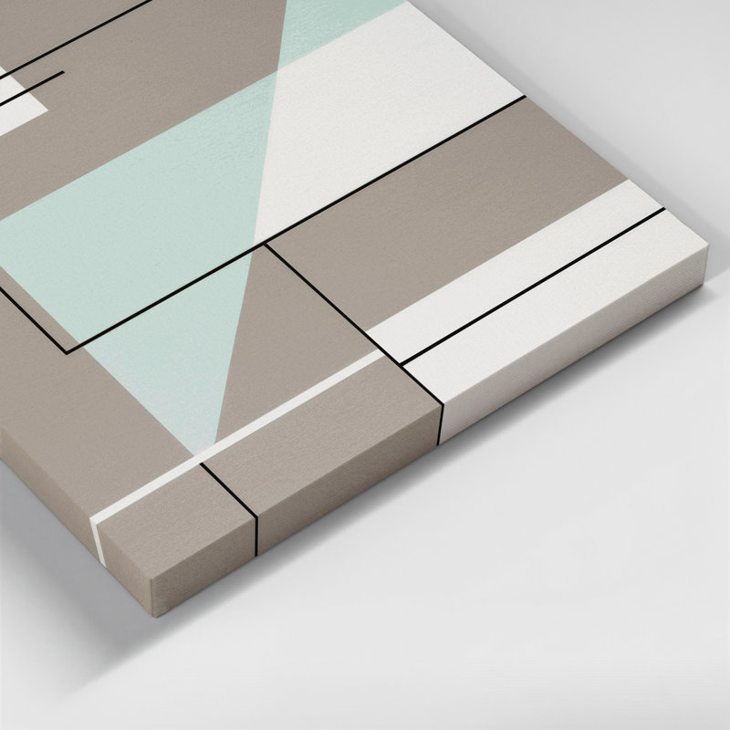 Minimalisme 87, art mural sur toile grise, H 8 po x l 10 po