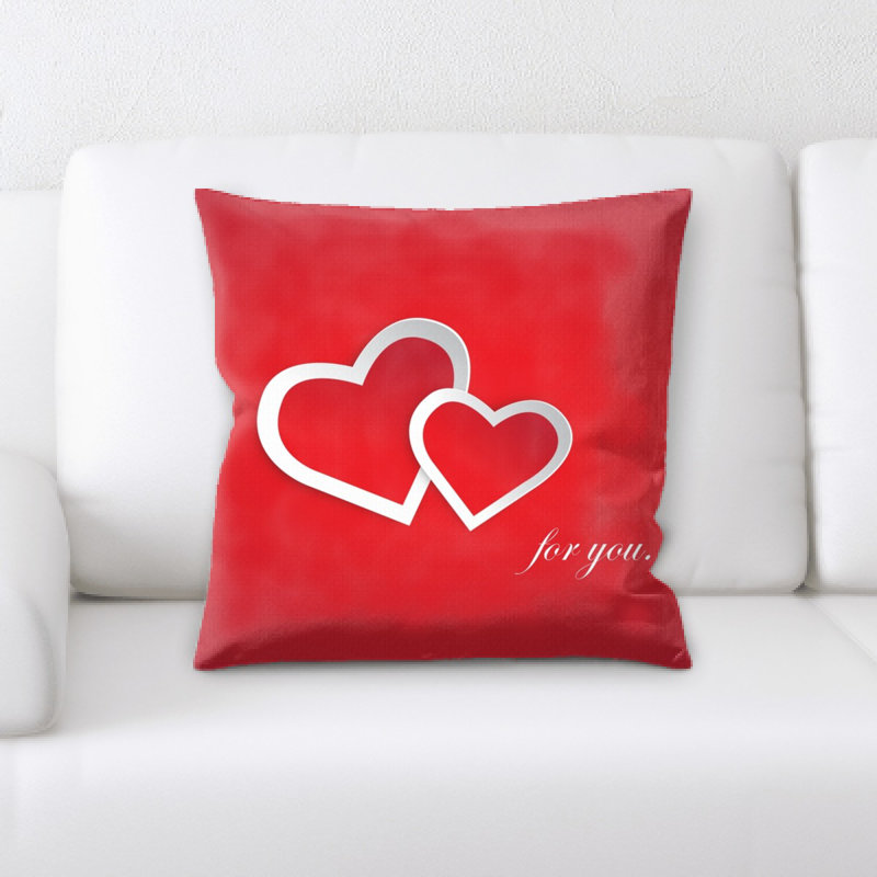 Coussin décoratif love you