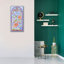 «Epic Graffiti» «Garden Of Stain Glass 1» par Melissa Wang, art mural sur toile, 20 po x 40 po-134340704