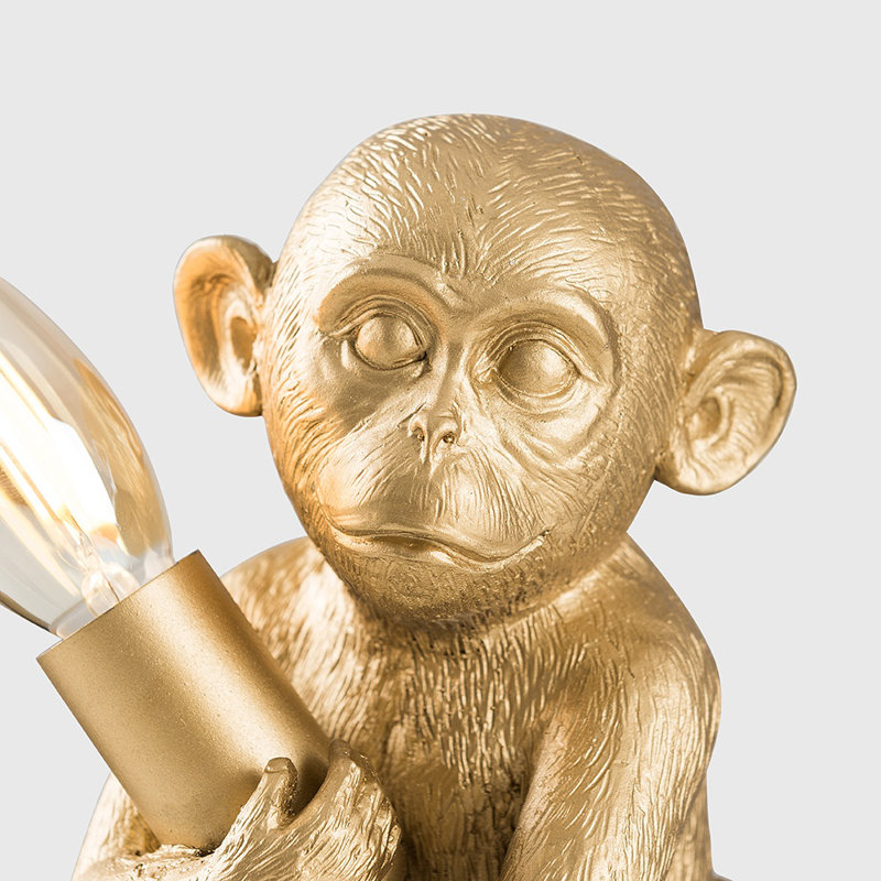 Droitwich Novelty Lamp, Gold, No Bulb